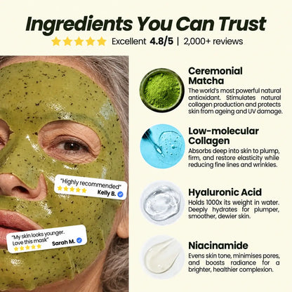 Matcha Mask For Mature Skin