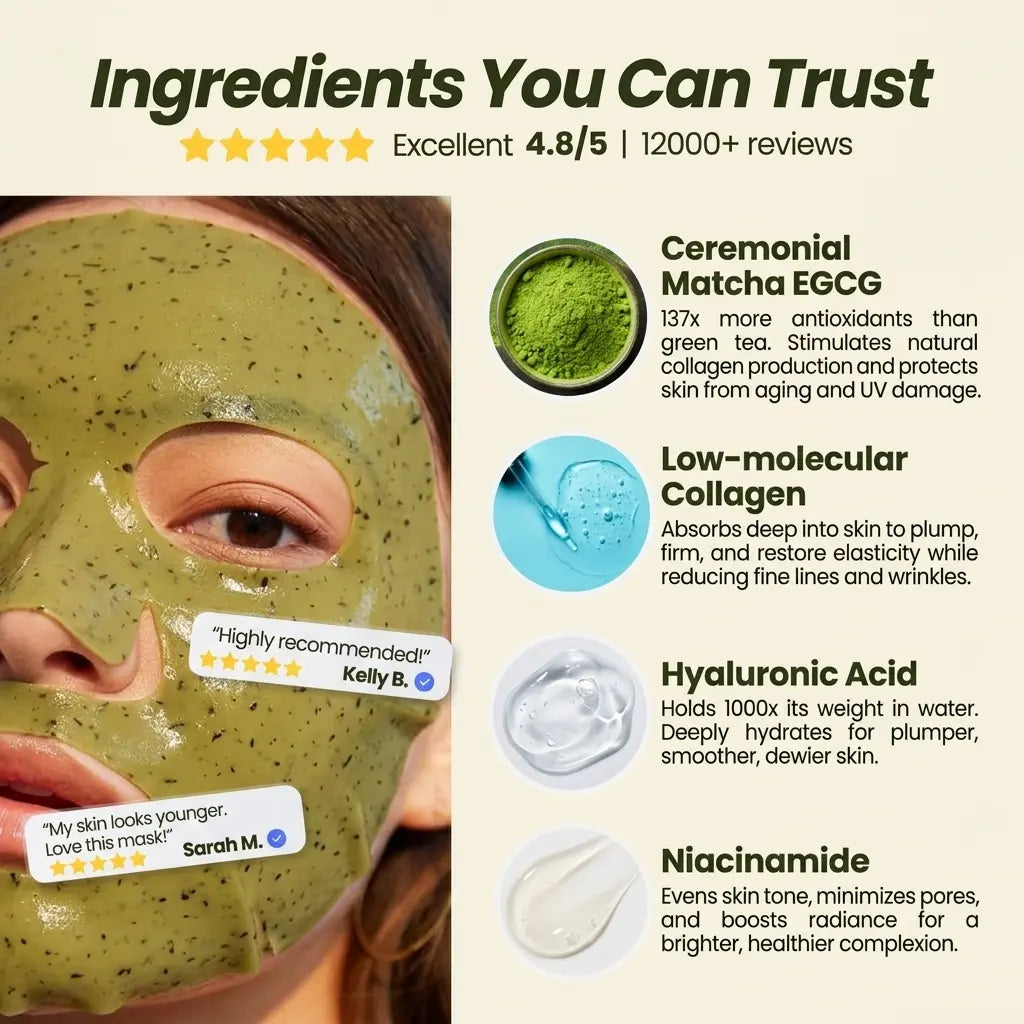 Matcha Mask - Japanese Beauty Rituals